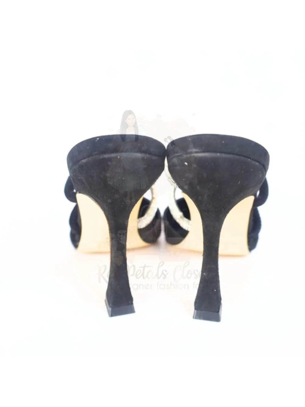 Marc Fisher LTD. Women's Candy High Heel Mules Black Size 7.5- 0257
